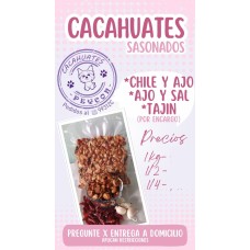 Cacahuates sazonados caseros