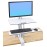 sentado WorkFit S, una pantalla LD con Superficie de trabajo (blanco)