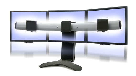 Soporte o Base triple para monitores Pantallas LCD LED