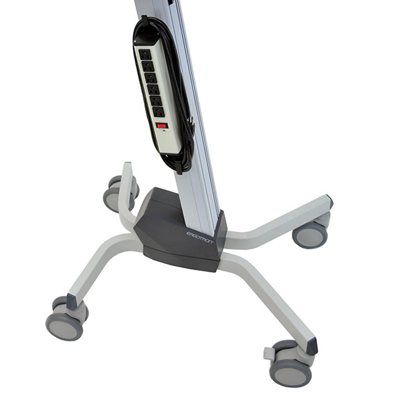 Soporte con ruedas para computadora