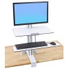 WorkFit-S, pantalla mediana HD con Superficie de trabajo (blanco)