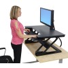 precios de WorkFit-T, sentado y de pie de estación de trabajo de escritorio (negro) WorkFit-T, sentado y de pie de estación de trabajo de escritorio (negro)