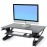  WorkFit-T, sentado y de pie de estación de trabajo de escritorio (negro)