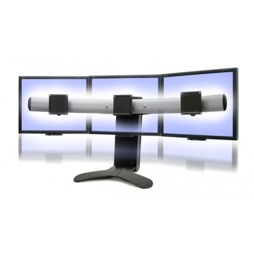 Soporte para 3 monitores-2-pantallas sobre mesa escritorio - PC Almacen